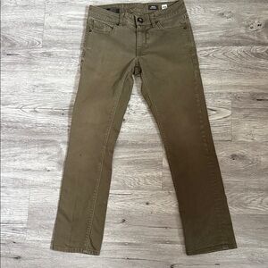 Volcom Men's Khaki Straight Jeans
